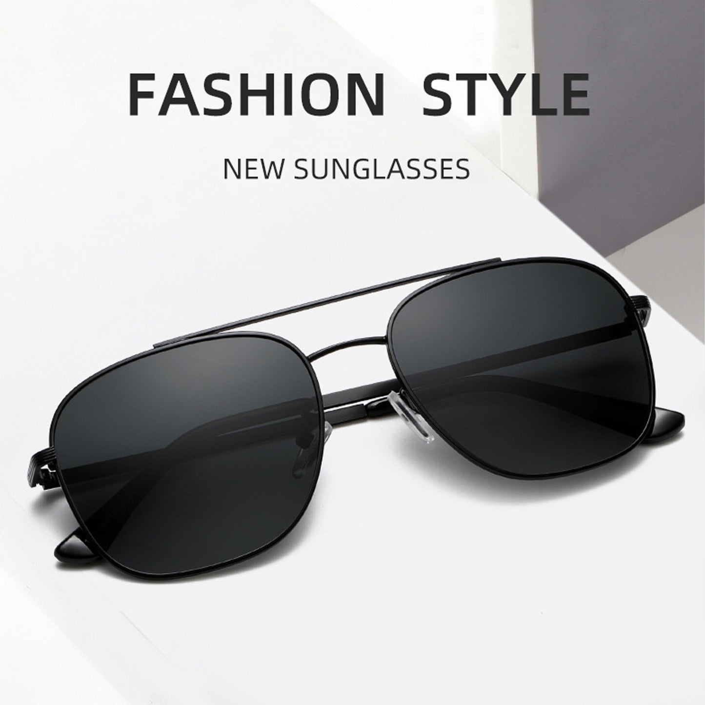 MS Black And Black Unisex Sunglasses