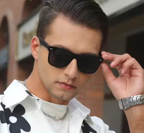 Brandon Black And Black Unisex Sunglasses