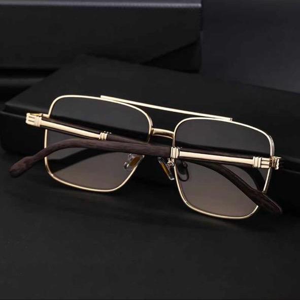 Oliver Gold Grey Gradient Premium Sunglasses