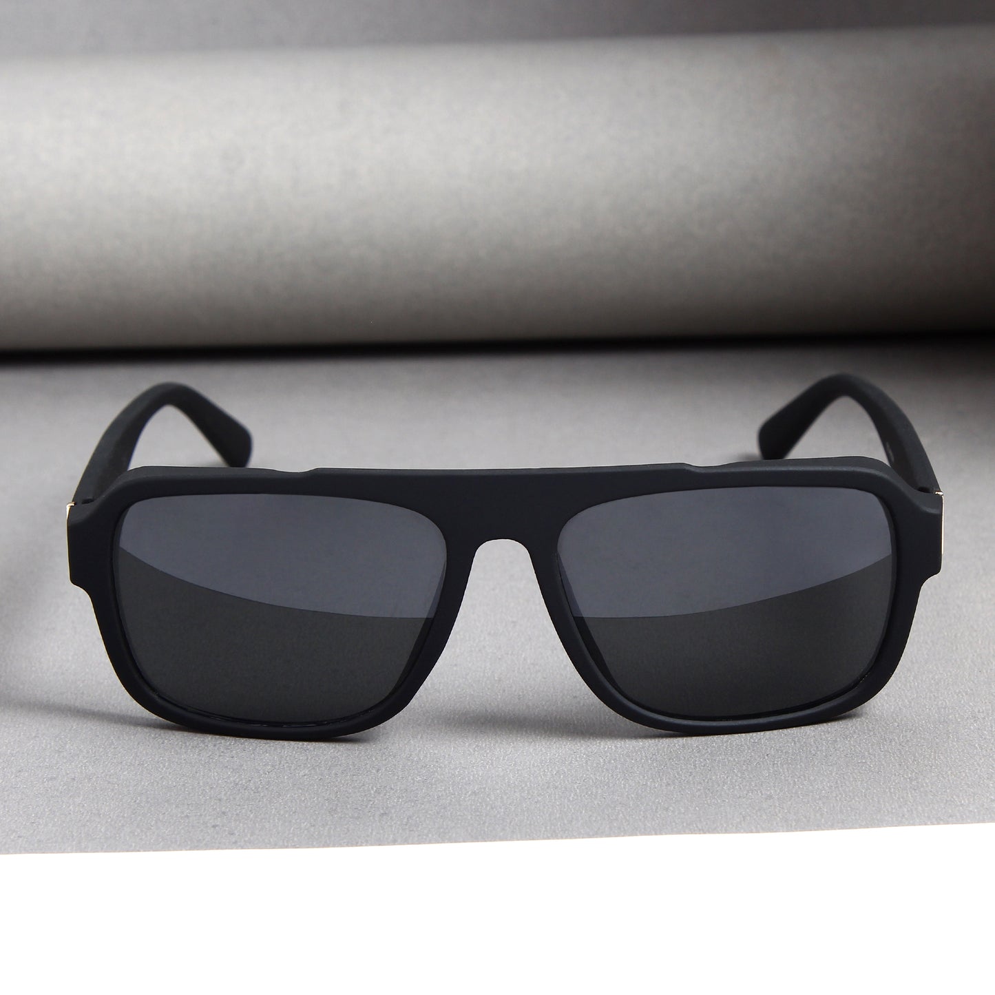 Enzo Black And Black Premium Sunglasses