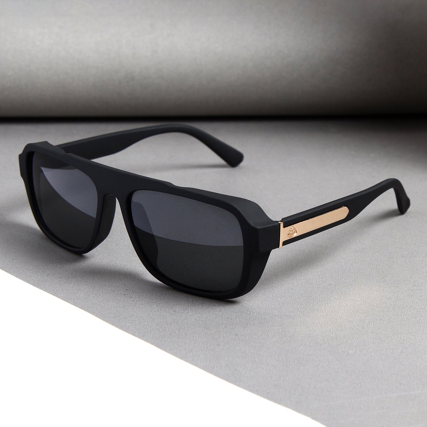 Enzo Black And Black Premium Sunglasses