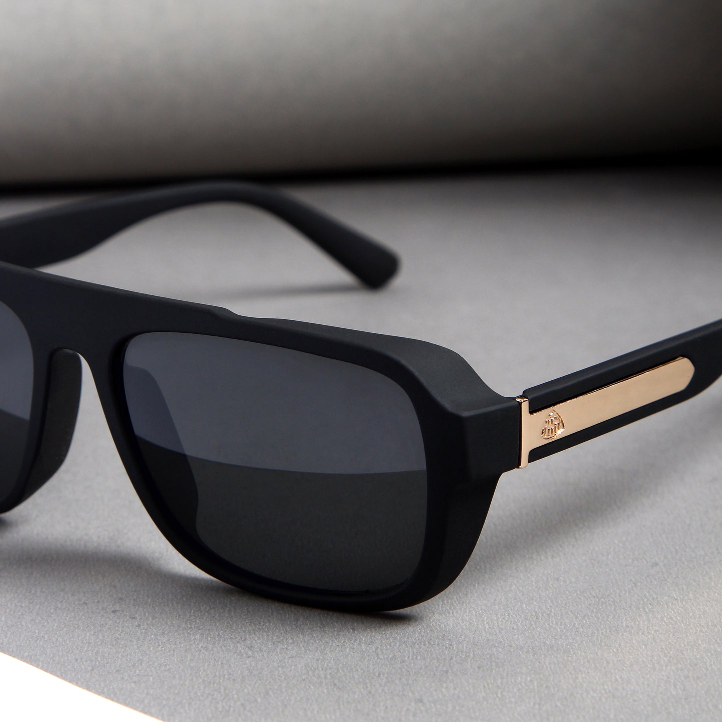 Enzo Black And Black Premium Sunglasses