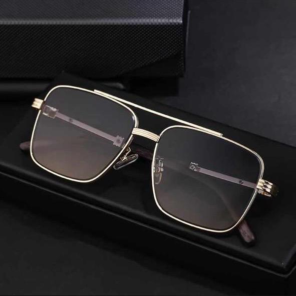 Oliver Gold Grey Gradient Premium Sunglasses