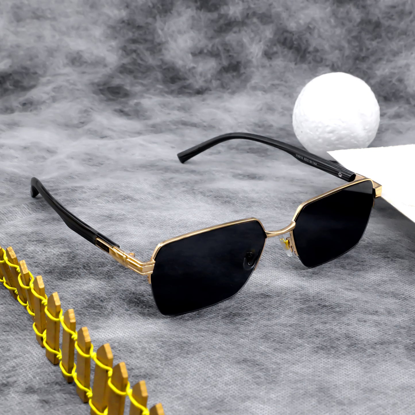OH Gold And Black Premium Sunglasses