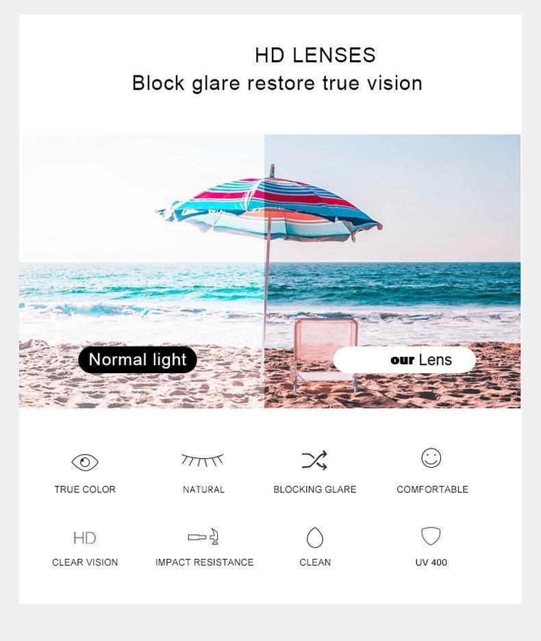 Black Retro Square Sunglasses For Men And Women