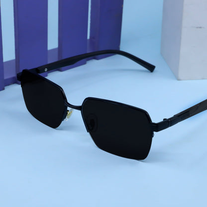 Opti V2 Max Black And Black Premium Sunglasses