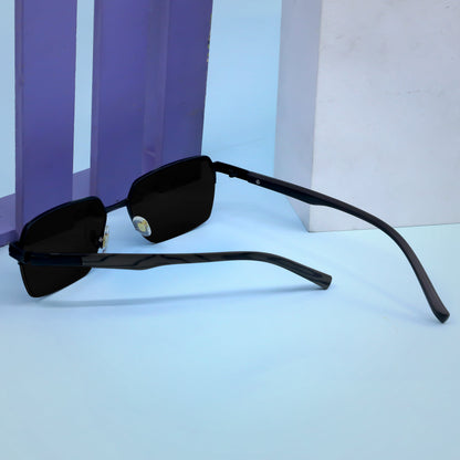 Opti V2 Max Black And Black Premium Sunglasses