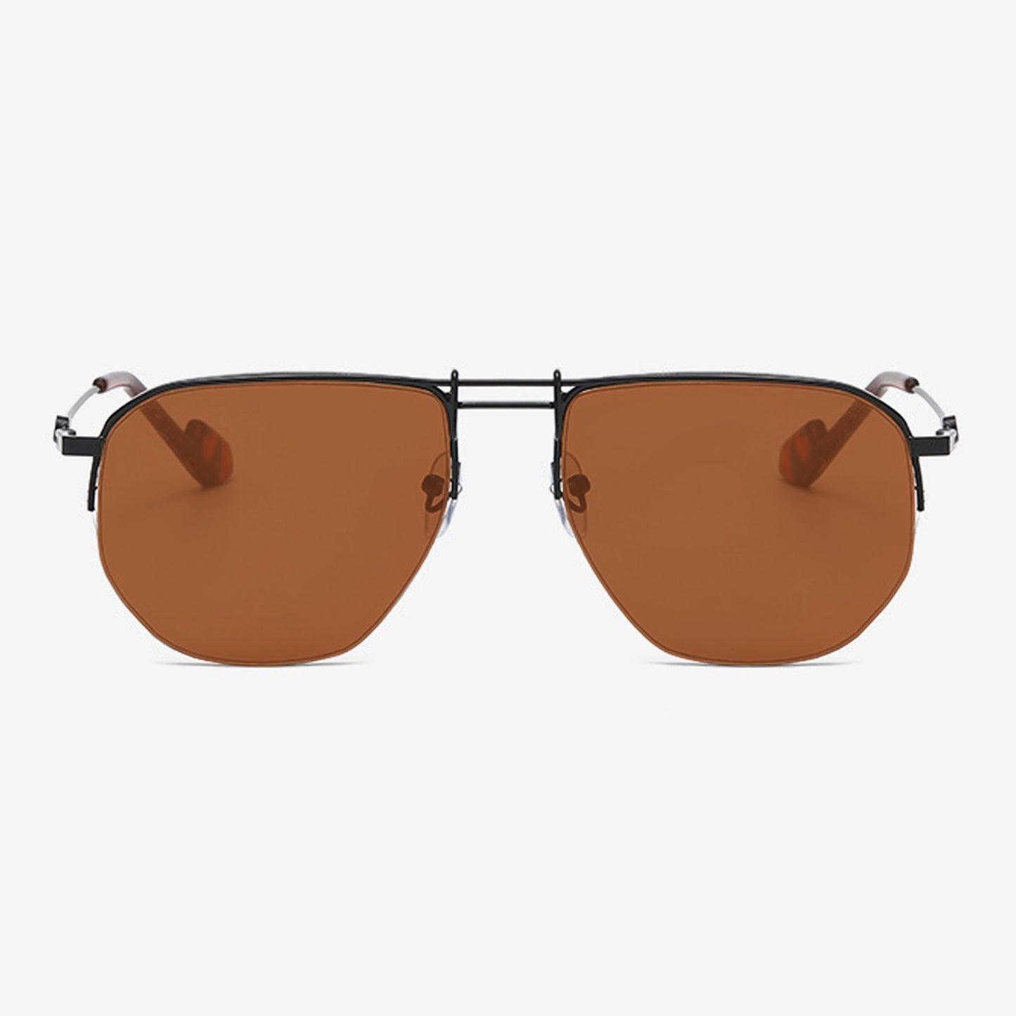 Optular Stylish Black Brown unisex Sunglasses