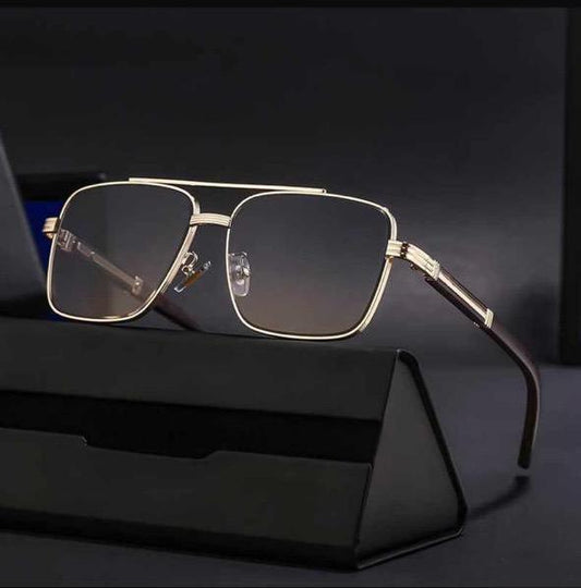 Oliver Gold Grey Gradient Premium Sunglasses
