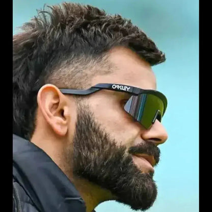 Most Awaited Sports Black Silver Mirror Prizm  Sunglasses