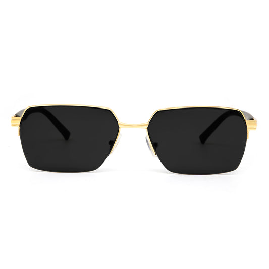 WH Gold And Black Premium Sunglasses