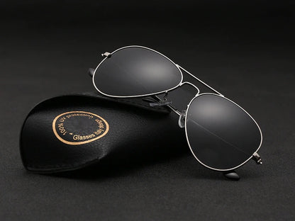 Black And Silver E11 Edition Sunglasses
