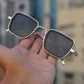Kabir Singh Black And Silver Premium Sunglasses