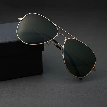 EG Gold And Black E11 Edition Sunglasses